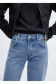 Orta bel düz kesim jean Orta bel düz kesim jean
