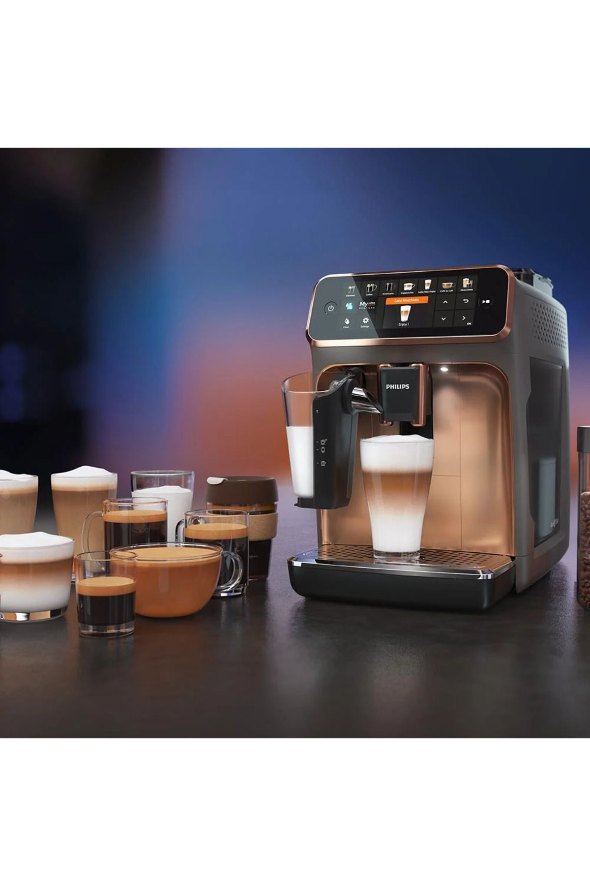 Premium Tam Otomatik Espresso Makinesi - 12 Çeşit Kahve - 20.000 Bardak Üstün Kaliteli Kahve Premium Tam Otomatik Espresso Makinesi - 12 Çeşit Kahve - 20.000 Bardak Üstün Kaliteli Kahve