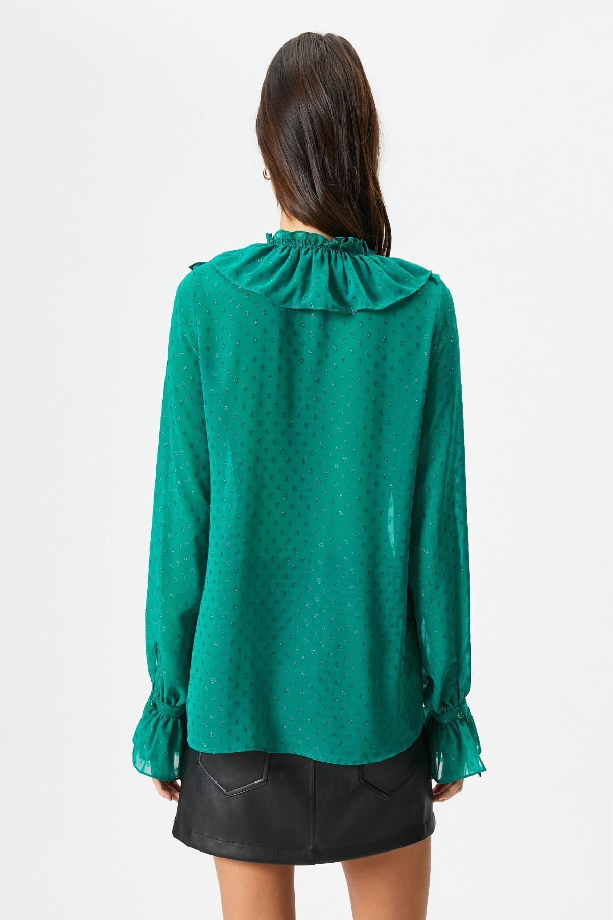 Yeşil Kadın Bluz 4WAK60010FW Yeşil Kadın Bluz 4WAK60010FW