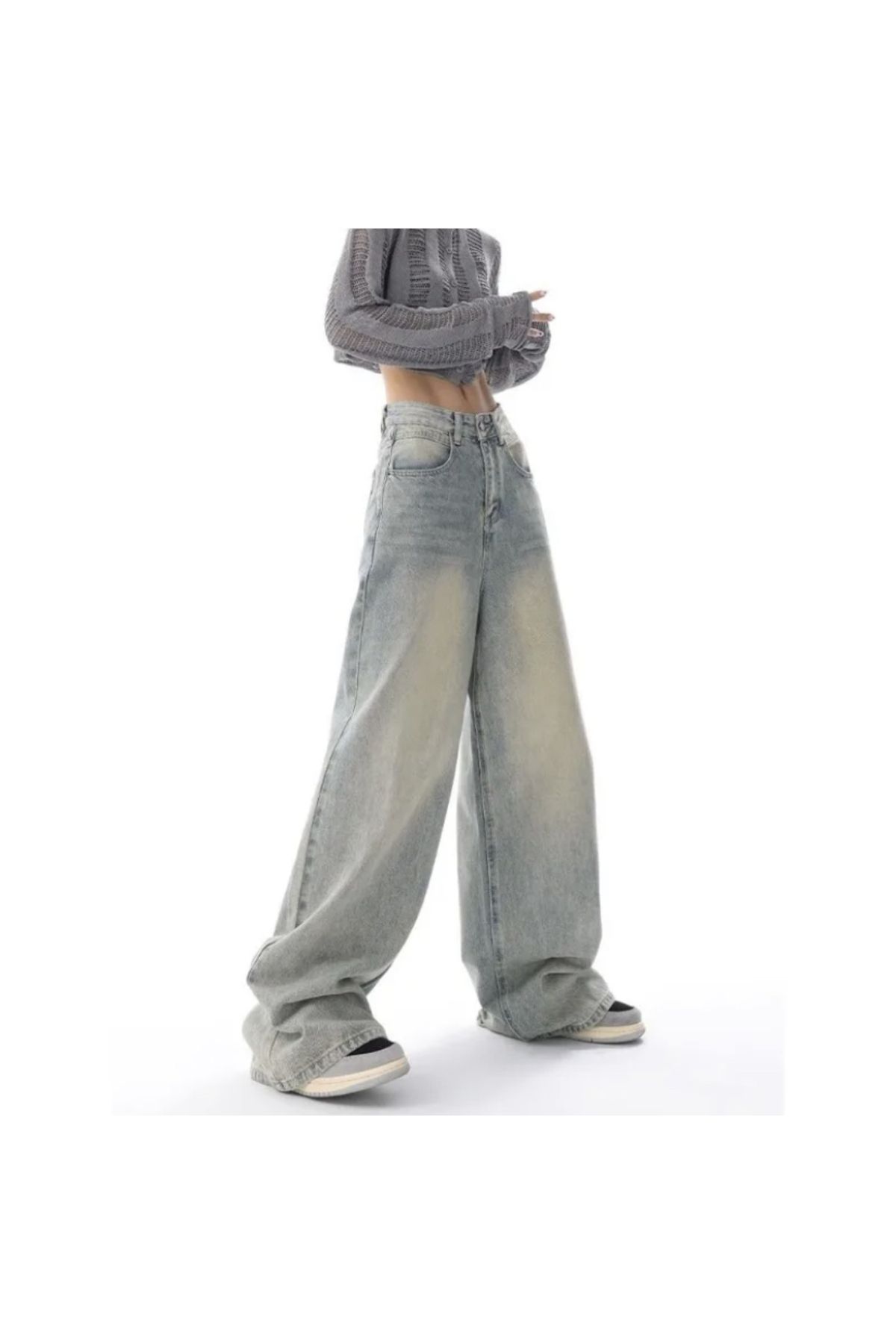 Y2K RECYCLED BAGGY POCKET JEAN PANTOLON Y2K RECYCLED BAGGY POCKET JEAN PANTOLON