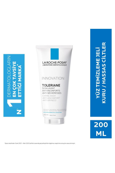 Toleriane Caring Wash Kuruluk ve Karşıtıyı Gideren Nemlendirici Cilt ve Makyaj Temizleyici Jel 200ml Toleriane Caring Wash Kuruluk ve Karşıtıyı Gideren Nemlendirici Cilt ve Makyaj Temizleyici Jel 200ml