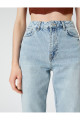Yüksek Bel Kot Pantolon Düz Paça Normal Kesim - Eve Jean Yüksek Bel Kot Pantolon Düz Paça Normal Kesim - Eve Jean