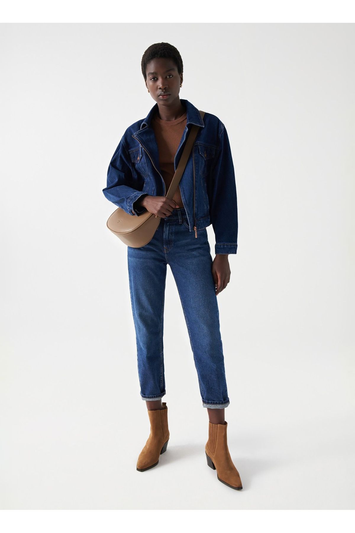 Koyu Mavi Kadın Denim Ceket 21007037 Koyu Mavi Kadın Denim Ceket 21007037