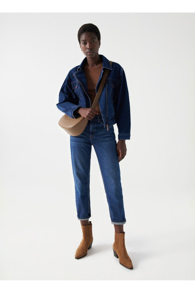 Koyu Mavi Kadın Denim Ceket 21007037 Koyu Mavi Kadın Denim Ceket 21007037