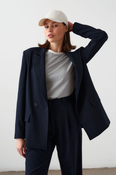 Kruvaze Oversize Ceket