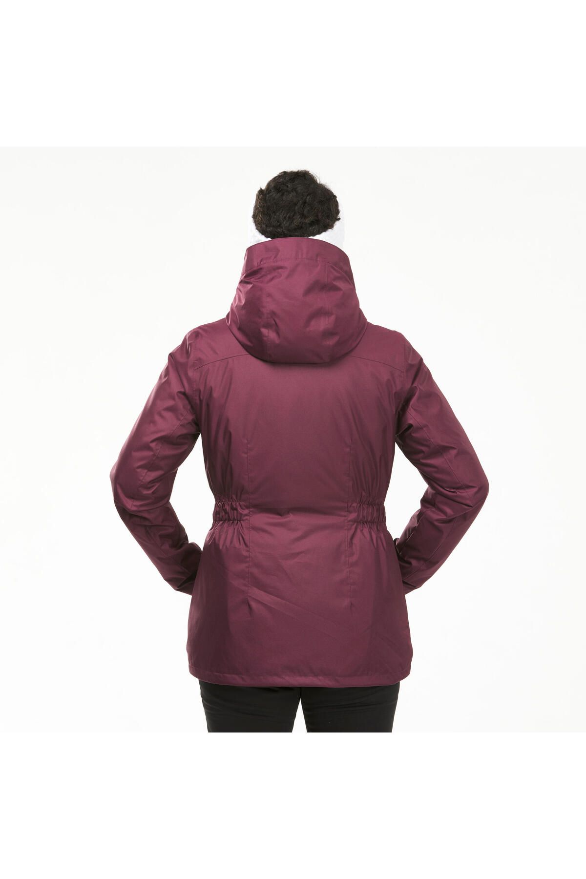 Kadın Su Geçirmez Outdoor Kar Montu - Su Geçirmez - Bordo - Sh500 -10°c