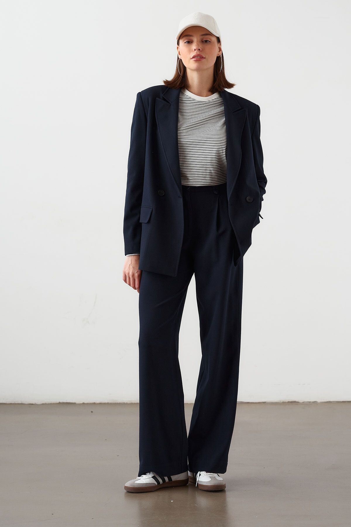 Kruvaze Oversize Ceket Kruvaze Oversize Ceket