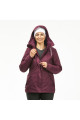 Kadın Su Geçirmez Outdoor Kar Montu - Su Geçirmez - Bordo - Sh500 -10°c