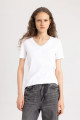 Slim Fit V Yaka Ribana Basic Kısa Kollu Tişört I1080az24sm Slim Fit V Yaka Ribana Basic Kısa Kollu Tişört I1080az24sm