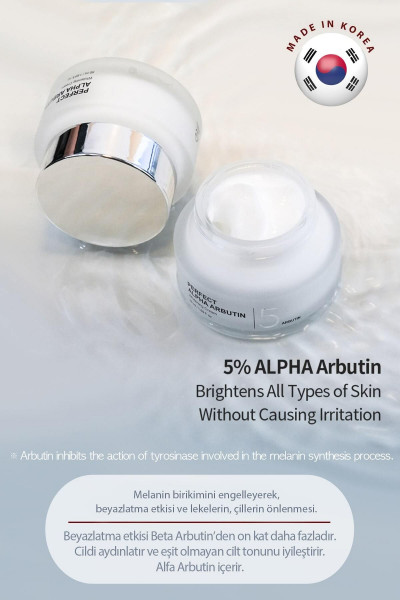 Beyazlatıcı Krem Perfect Alpha Arbutin Whitening Cream Beyazlatıcı Krem Perfect Alpha Arbutin Whitening Cream