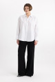 Oversize Fit Poplin Uzun Kollu Gömlek T8735az24sp Oversize Fit Poplin Uzun Kollu Gömlek T8735az24sp
