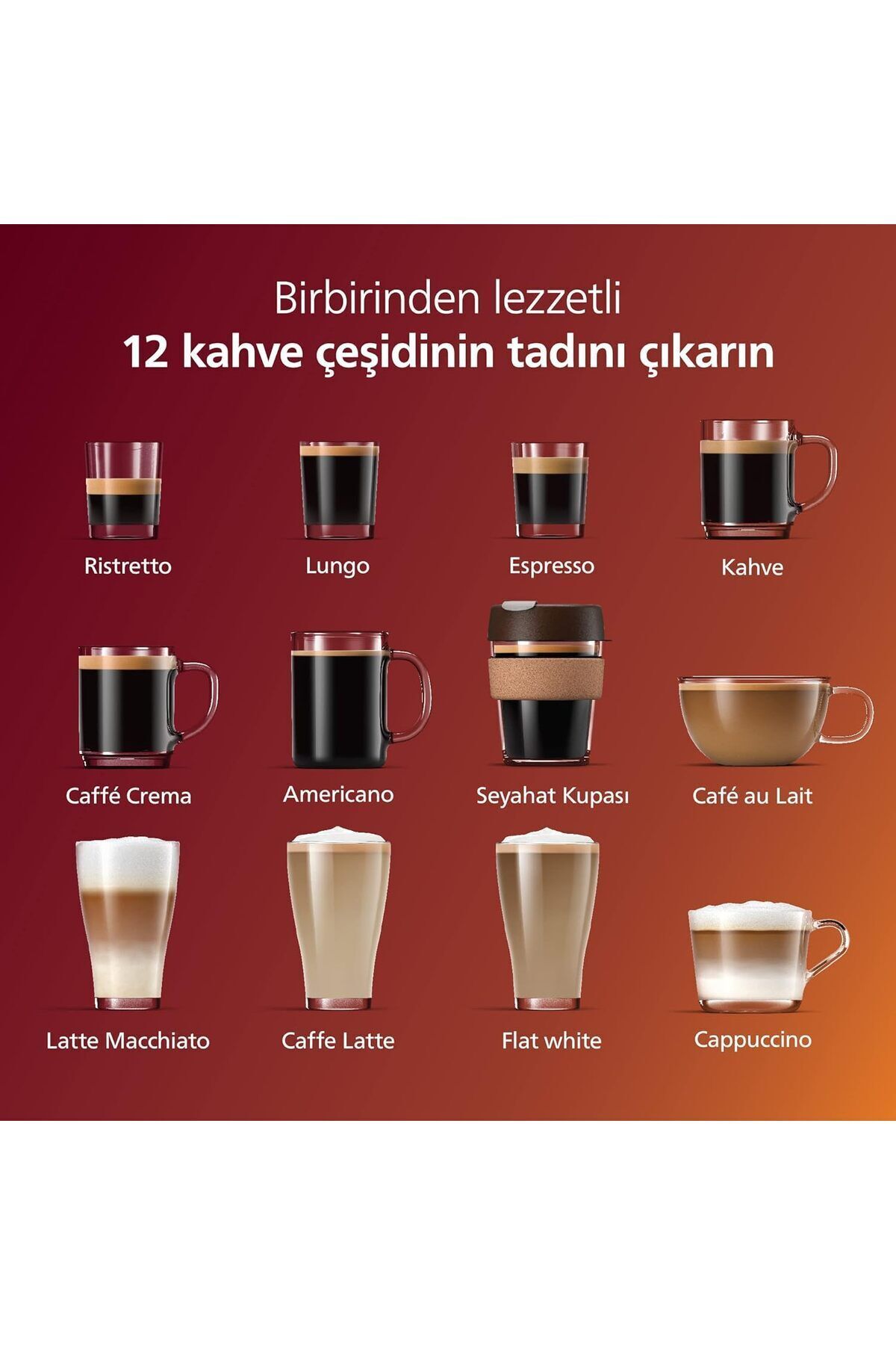 Premium Tam Otomatik Espresso Makinesi, 12 Çeşit Kahve - 20.000 Bardak Üstün Kaliteli Kahve Premium Tam Otomatik Espresso Makinesi, 12 Çeşit Kahve - 20.000 Bardak Üstün Kaliteli Kahve