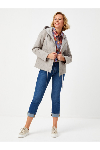 Rahat Form Kapişonlu Kordon Detaylı Kapitone Mont 68504 Rahat Form Kapişonlu Kordon Detaylı Kapitone Mont 68504