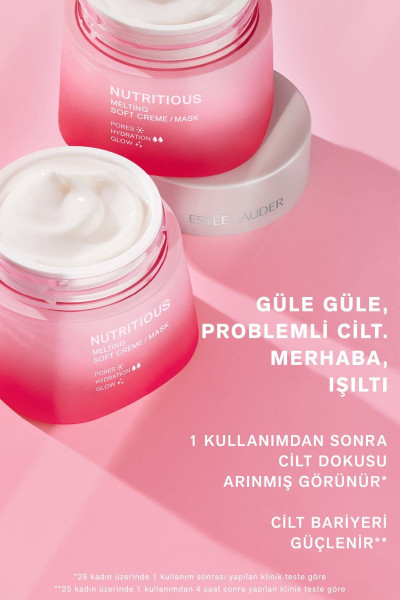 Nemlendirici Krem - Nutritious Soft Creme Gözenek Sıkılaştırıcı, Yağ Kontrolü, Doğal İçerikler, 50ml Nemlendirici Krem - Nutritious Soft Creme Gözenek Sıkılaştırıcı, Yağ Kontrolü, Doğal İçerikler, 50ml