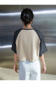 Wonderful Mood Süprem Crop T-Shirt - Bej Beyaz Baskılı Oversize Bisiklet Yaka Tişört Wonderful Mood Süprem Crop T-Shirt - Bej Beyaz Baskılı Oversize Bisiklet Yaka Tişört