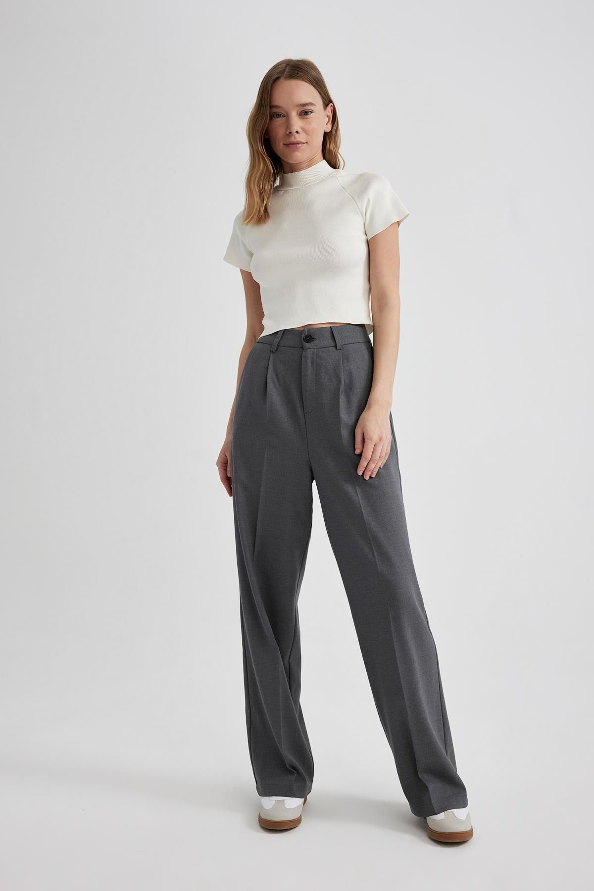 Wide Leg Geniş Bol Paça Cepli Yüksek Bel Pensli Basic Düz Uzun Boy Klasik Pantolon C2020ax24sp Wide Leg Geniş Bol Paça Cepli Yüksek Bel Pensli Basic Düz Uzun Boy Klasik Pantolon C2020ax24sp