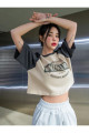 Wonderful Mood Süprem Crop T-Shirt - Bej Beyaz Baskılı Oversize Bisiklet Yaka Tişört Wonderful Mood Süprem Crop T-Shirt - Bej Beyaz Baskılı Oversize Bisiklet Yaka Tişört