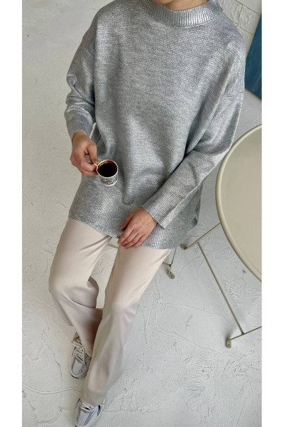 Varaklı Triko Kazak