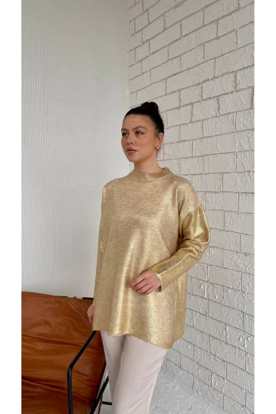 Varaklı Triko Kazak Varaklı Triko Kazak