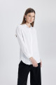 Relax Fit Poplin Uzun Kollu Gömlek Tunik B8314ax24sp Relax Fit Poplin Uzun Kollu Gömlek Tunik B8314ax24sp