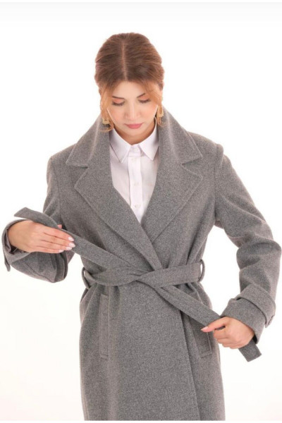Oversize Kuşaklı Manto-875 Oversize Kuşaklı Manto-875