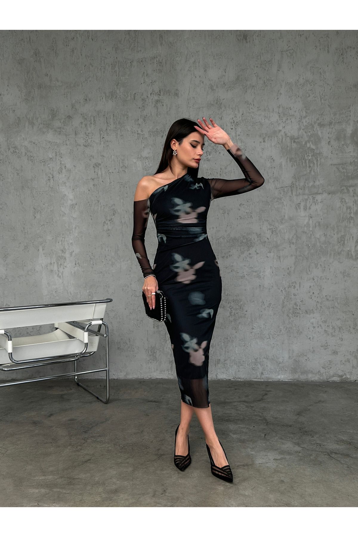 Özel Tasarım Desenli Kadın Tül Elbise Yılbaşı Elbisesi Premium Elbise Midi Boy Elbise Özel Tasarım Desenli Kadın Tül Elbise Yılbaşı Elbisesi Premium Elbise Midi Boy Elbise