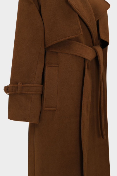 Premium Klapalı Oversize Rüzgarlıklı Maksi Kadın Yün Kaban Premium Klapalı Oversize Rüzgarlıklı Maksi Kadın Yün Kaban