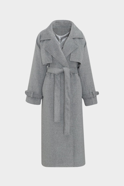 Premium Klapalı Oversize Rüzgarlıklı Maksi Kadın Yün Kaban Premium Klapalı Oversize Rüzgarlıklı Maksi Kadın Yün Kaban