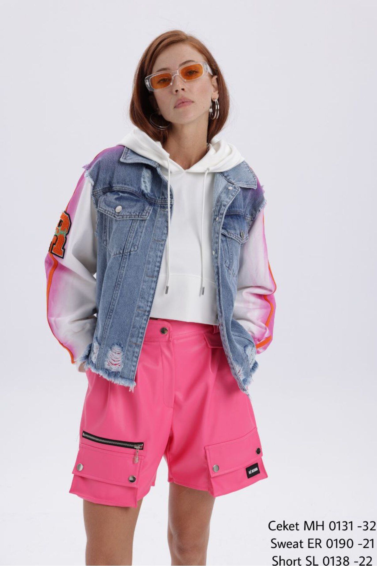 PİSTOLELİ DENİM CEKET PİSTOLELİ DENİM CEKET