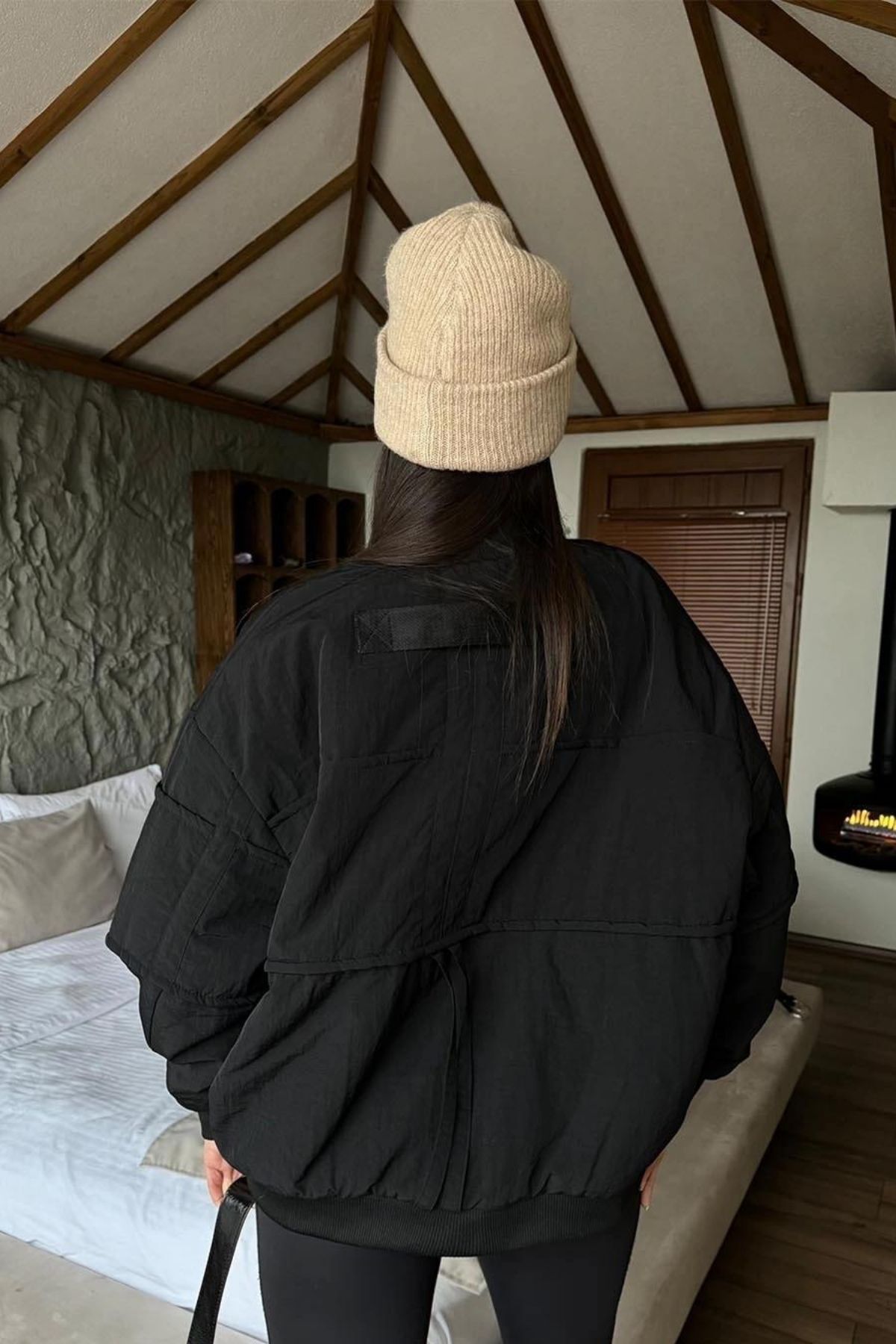 Kadın parçalı dikiş detay astarlı pinterest oversize bol kesim muadil cepli bomber mont ceket Kadın parçalı dikiş detay astarlı pinterest oversize bol kesim muadil cepli bomber mont ceket
