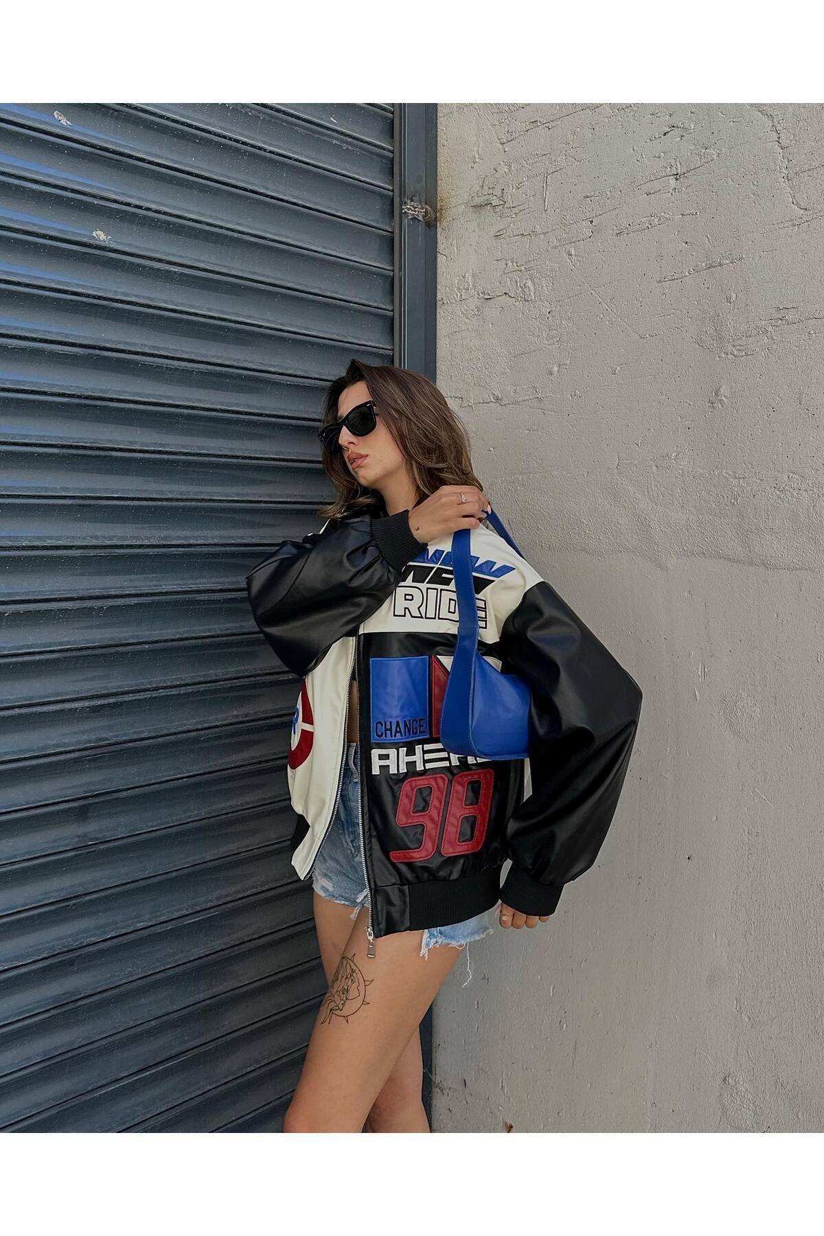 Unisex Deri Motorcu Ceketi Unisex Deri Motorcu Ceketi