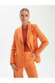 Premium Seri Burnt Orange Kemerli Toka Detaylı Cepli Ceket Premium Seri Burnt Orange Kemerli Toka Detaylı Cepli Ceket