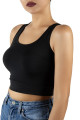 Siyah Sırt Detaylı Fitted/Vücuda Oturan Kare Yaka Spor Bluz Siyah Sırt Detaylı Fitted/Vücuda Oturan Kare Yaka Spor Bluz