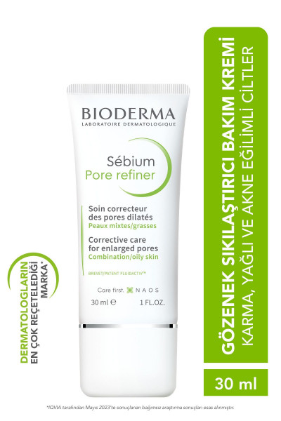 SEBİUM PORE REFİNER SİYAH NOKTA KARŞITI BAKIM KREMİ KARMA VE YAĞLI CİLTLER 30 ML SEBİUM PORE REFİNER SİYAH NOKTA KARŞITI BAKIM KREMİ KARMA VE YAĞLI CİLTLER 30 ML