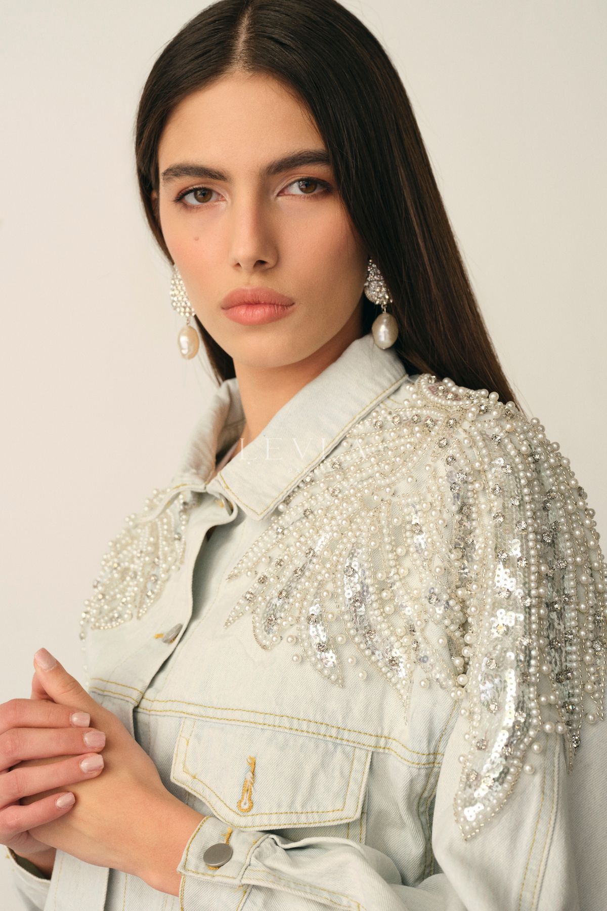 Luxury Taşlı Kot Ceket Luxury Taşlı Kot Ceket