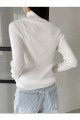 Unisex Kırık Beyaz Premium Pamuklu Balıkçı Yaka Kaşkorse Şardonlu Slimfit Boğazlı Kazak Unisex Kırık Beyaz Premium Pamuklu Balıkçı Yaka Kaşkorse Şardonlu Slimfit Boğazlı Kazak