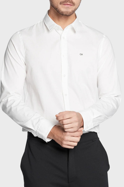 Pamuklu Slim Fit Ince Poplin Streç Gömlek Erkek Gömlek K10k110856 Yaf Pamuklu Slim Fit Ince Poplin Streç Gömlek Erkek Gömlek K10k110856 Yaf