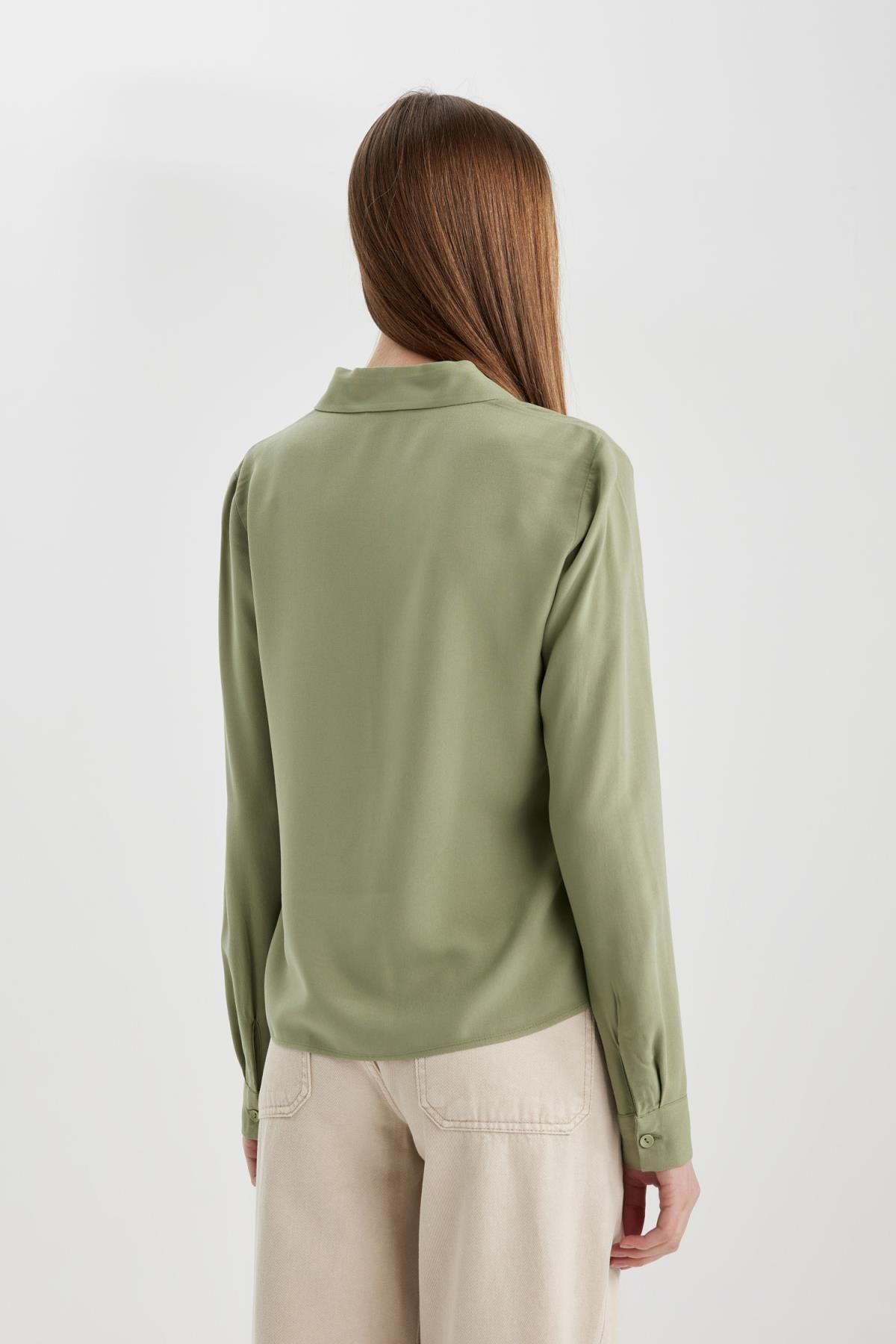 Regular Fit Uzun Kollu Basic Gömlek W3614az24sp Regular Fit Uzun Kollu Basic Gömlek W3614az24sp