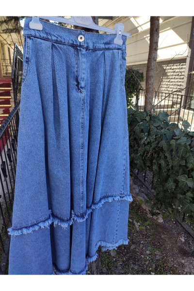 Kgs Etekli Kot Takım Kgs Etekli Kot Takım