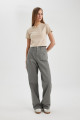 Wide Leg Normal Bel Standart Boy Gabardin Pantolon C1735ax24sp Wide Leg Normal Bel Standart Boy Gabardin Pantolon C1735ax24sp