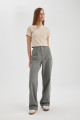 Wide Leg Normal Bel Standart Boy Gabardin Pantolon C1735ax24sp Wide Leg Normal Bel Standart Boy Gabardin Pantolon C1735ax24sp