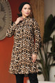 Leopar Desenli Tesettür Tunik 25014LP Leopar Desenli Tesettür Tunik 25014LP