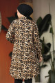 Leopar Desenli Tesettür Tunik 25014LP Leopar Desenli Tesettür Tunik 25014LP