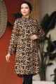 Leopar Desenli Tesettür Tunik 25014LP Leopar Desenli Tesettür Tunik 25014LP