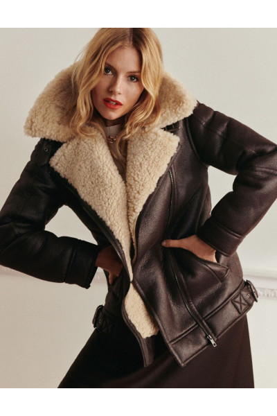 Regular Fit Borg Ceket