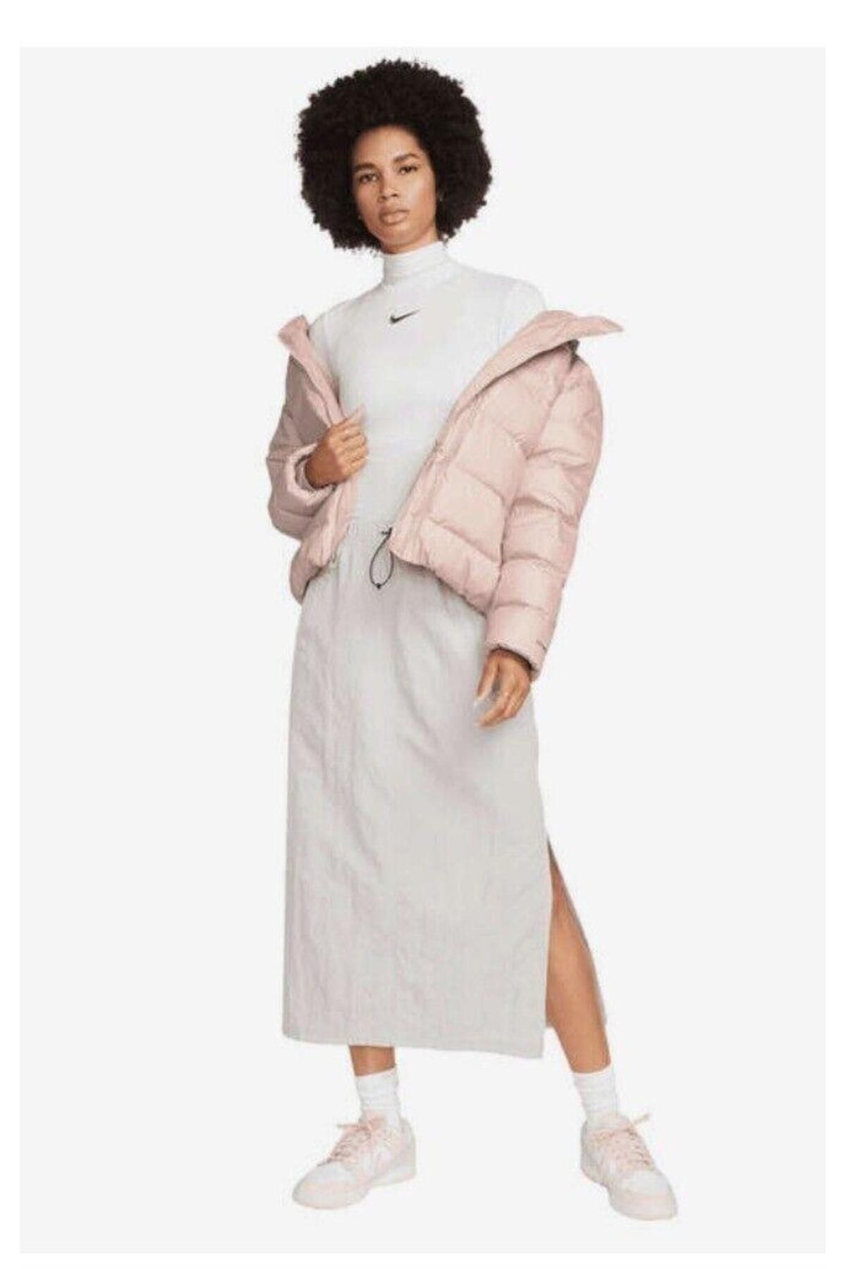 Womens Storm Fit Pink Puffer Down Warm Winter Jacket Coat Somon Pembe Şişme Mont Dq5903-601 Womens Storm Fit Pink Puffer Down Warm Winter Jacket Coat Somon Pembe Şişme Mont Dq5903-601