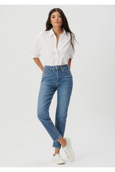 Star Zımparalı Gold Shape Jean Pantolon 101077-82194