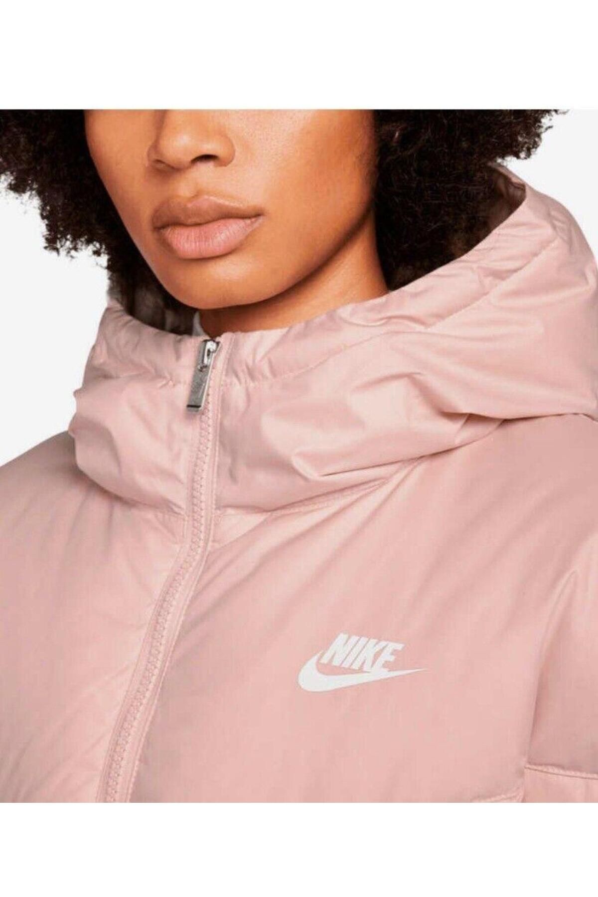 Womens Storm Fit Pink Puffer Down Warm Winter Jacket Coat Somon Pembe Şişme Mont Dq5903-601 Womens Storm Fit Pink Puffer Down Warm Winter Jacket Coat Somon Pembe Şişme Mont Dq5903-601