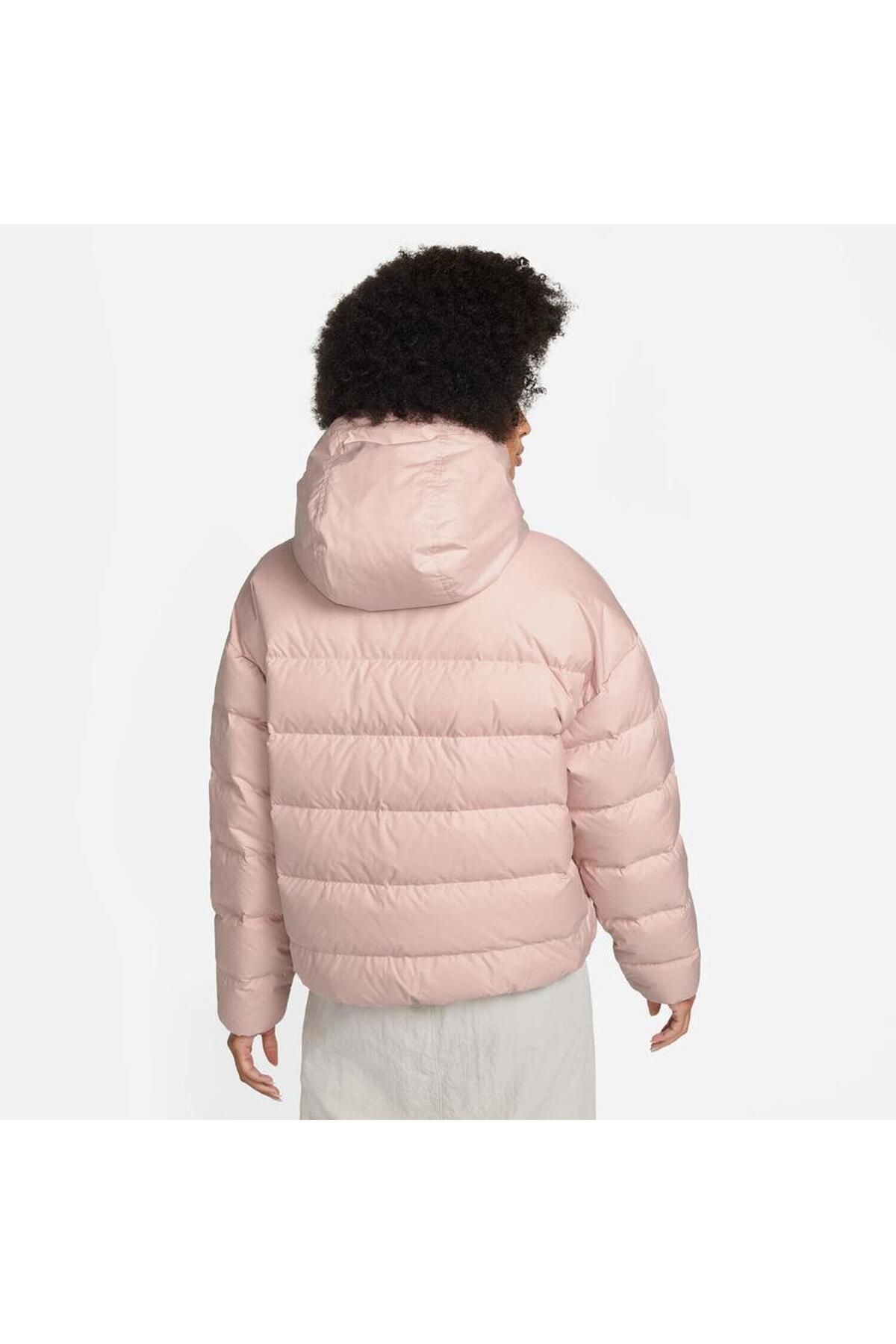 Womens Storm Fit Pink Puffer Down Warm Winter Jacket Coat Somon Pembe Şişme Mont Dq5903-601 Womens Storm Fit Pink Puffer Down Warm Winter Jacket Coat Somon Pembe Şişme Mont Dq5903-601