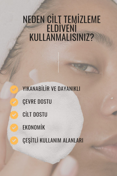 300 Kullanımlık Mikrofiber Makyaj Ve Yüz Temizleme Eldiveni - 3'lü 300 Kullanımlık Mikrofiber Makyaj Ve Yüz Temizleme Eldiveni - 3'lü
